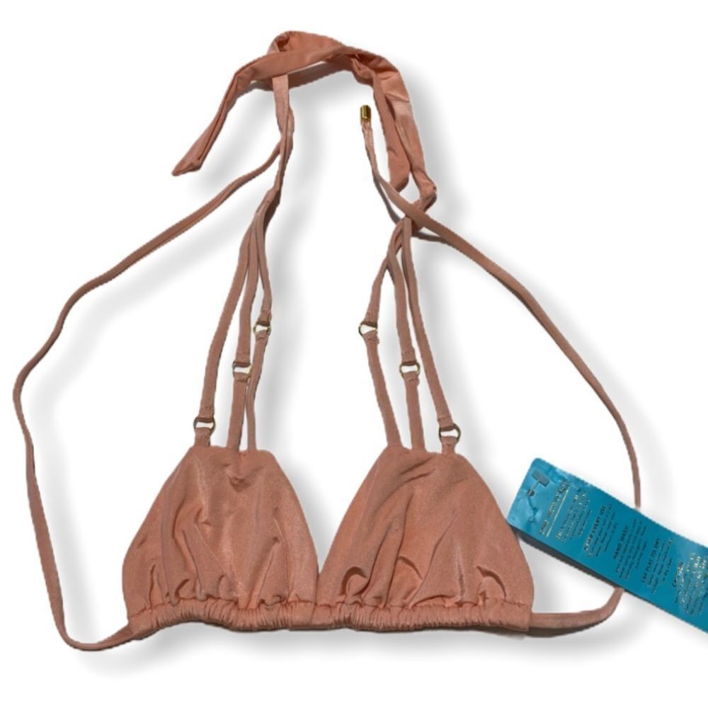 Beach Bunny Sheer Addiction Bikini Top NWT
